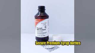 Premium 115ml PET Cough Syrup Bottles with CRC Caps