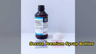 Premium 115ml PET Syrup Bottles with Secure CRC Caps